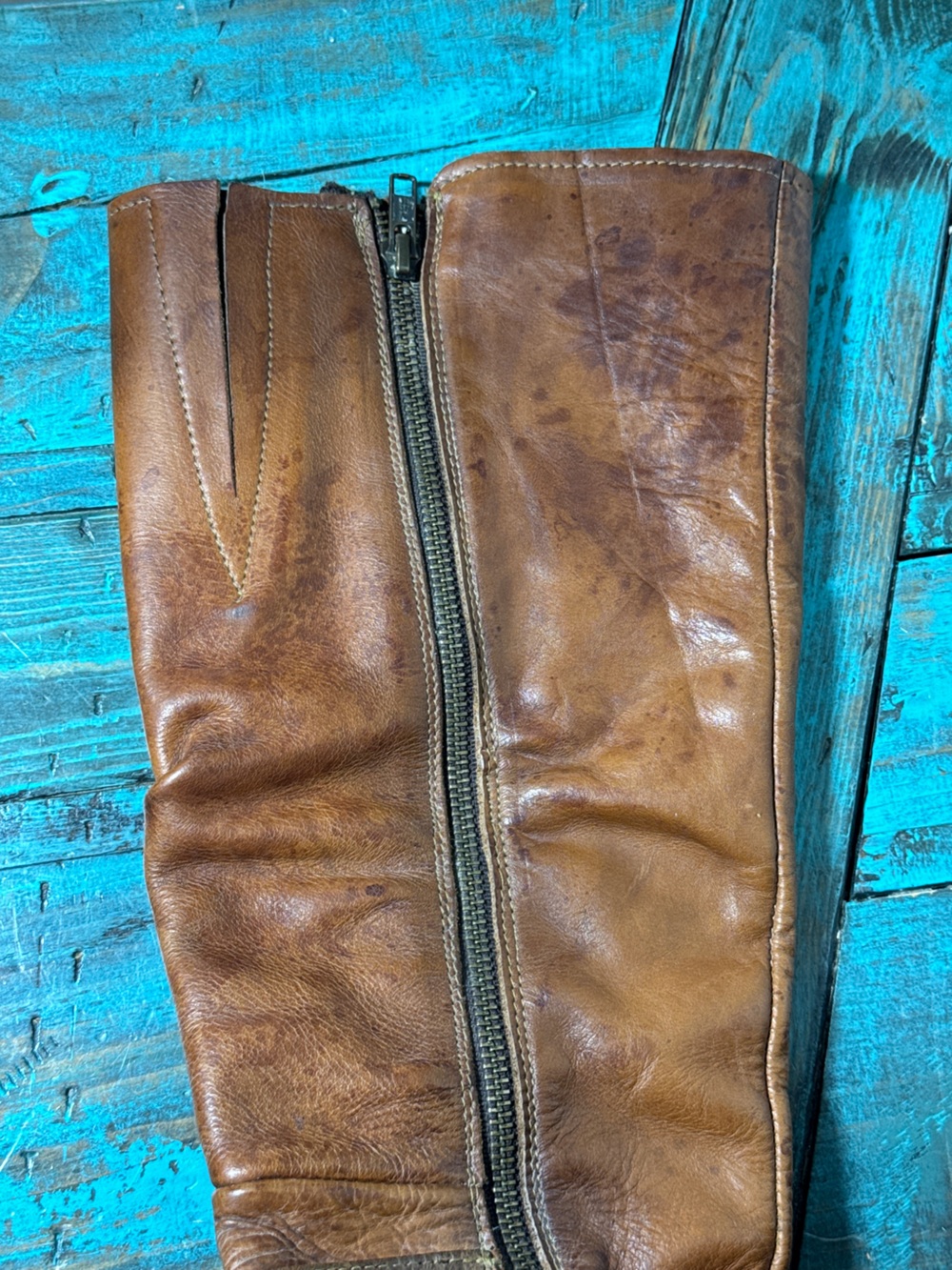 Freebird by Steven | Jules Buckle Leather Boots Size 8 Distressed - Picture 5 of 16